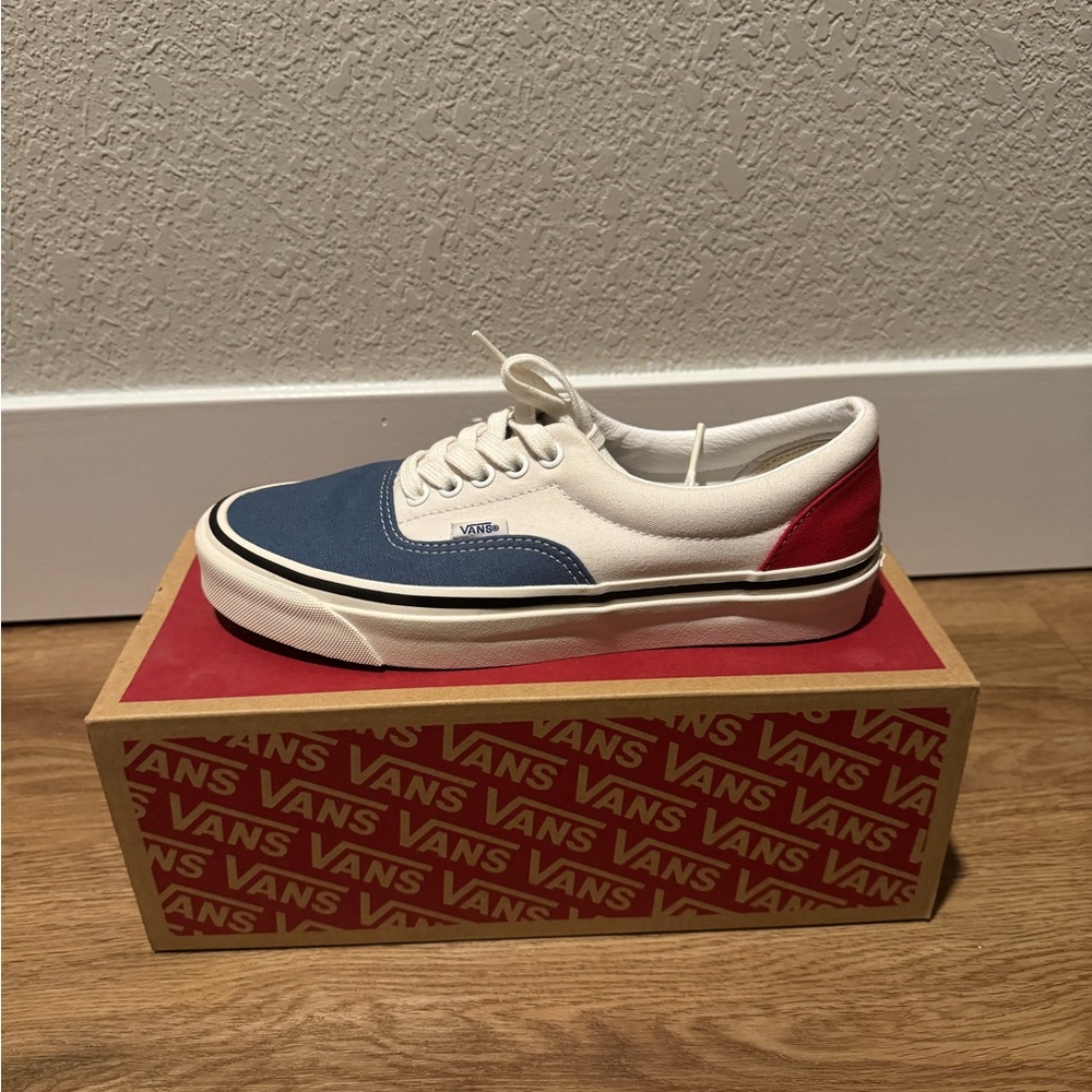Vans Men's Tricolor Sneakers - Blue, White, Red